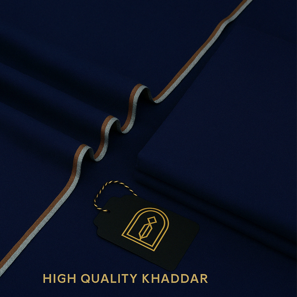 Armani Blue Cotton Khaddar ( VCK-003 )